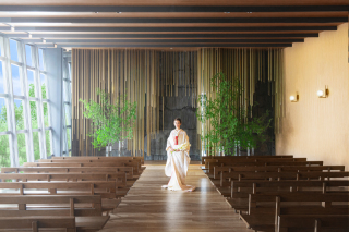 ARTS atelier（アーツアトリエ）_【チャペルフォト×タワーホテル】ミシュラン受賞の木目チャペル