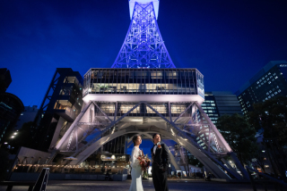 洋装1着！夜景に祝福される久屋大通公園ロケーション撮影プラン