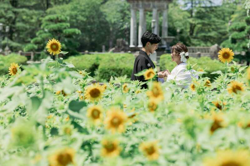 和装1着!一面の緑を感じる庄内緑地公園ロケーション撮影プラン