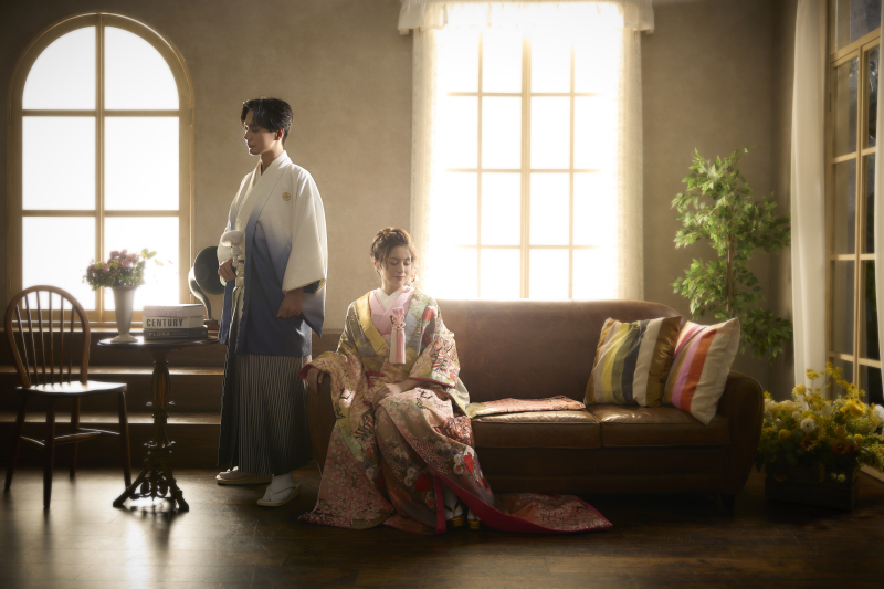 和装スタジオ＋洋装ロケーション撮影プラン