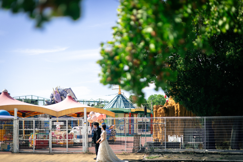 洋装1着！レトロ遊園地で叶う名古屋港シートレインランドロケーション撮影プラン