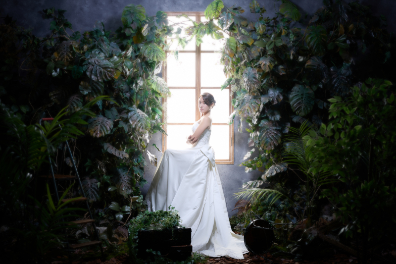 【ソロウェディング向け】洋装1着スタジオ撮影プラン