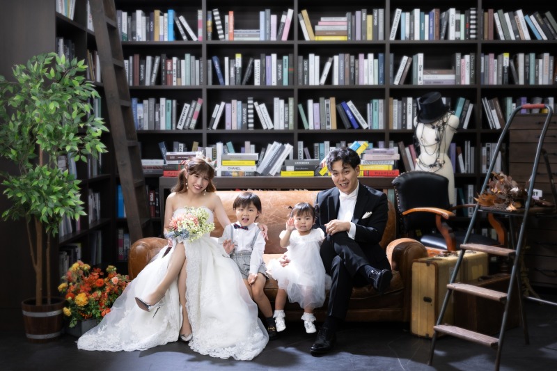 【ファミリープラン】洋装1着スタジオ撮影プラン