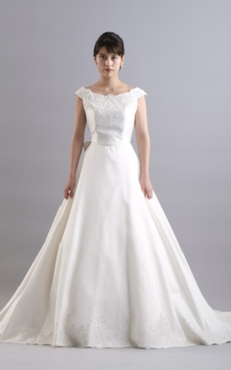 【ロケーション用】サテンAラインドレス