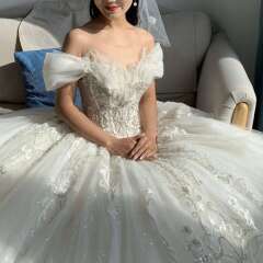 【ロケーション用】オフショルダー天使の羽ドレス