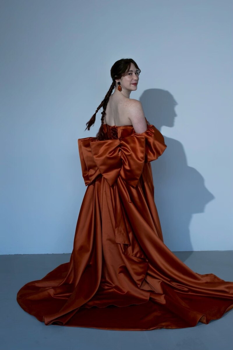 【ロケーション用】テラコッタパフドレス