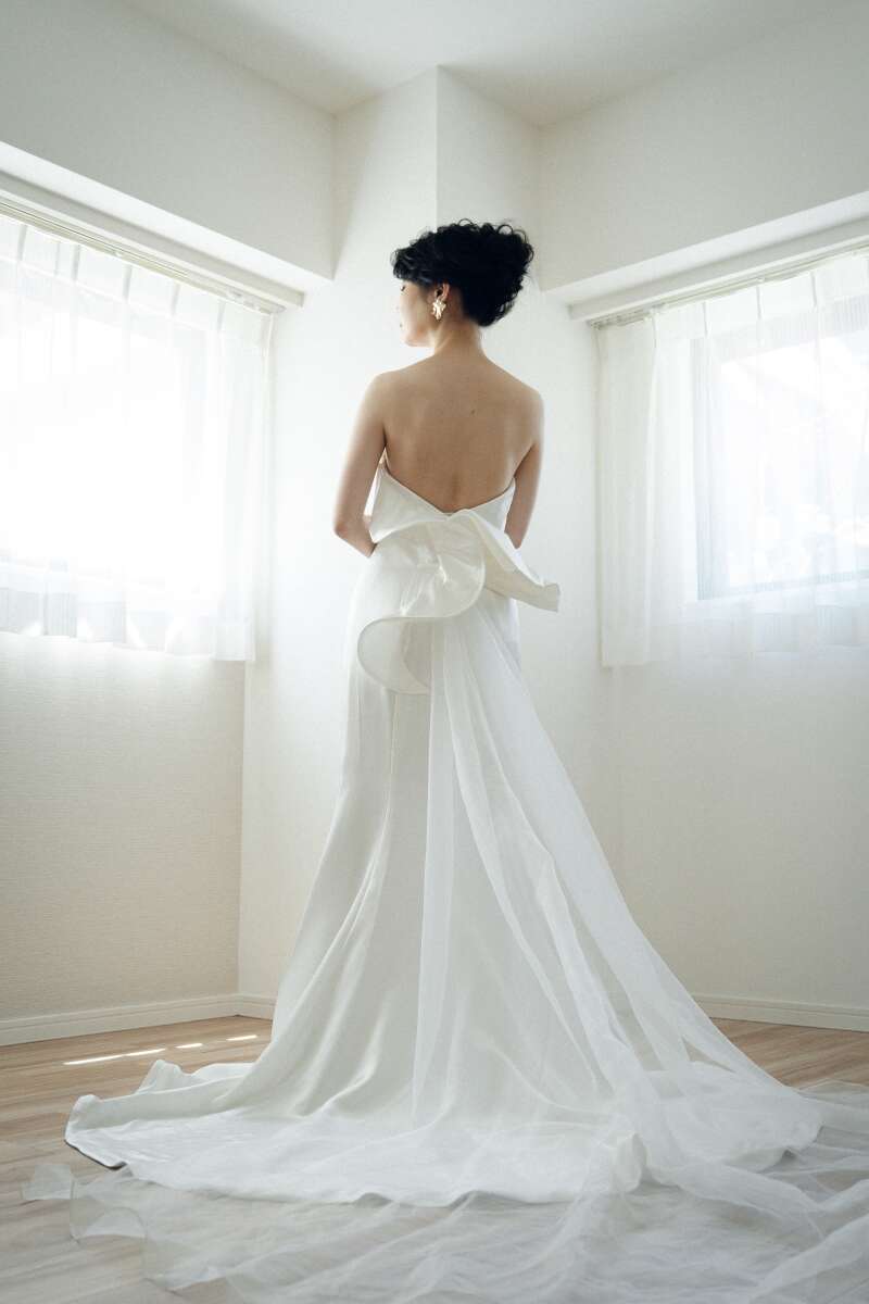 【ロケーション用】シルクサテンマーメイドドレス