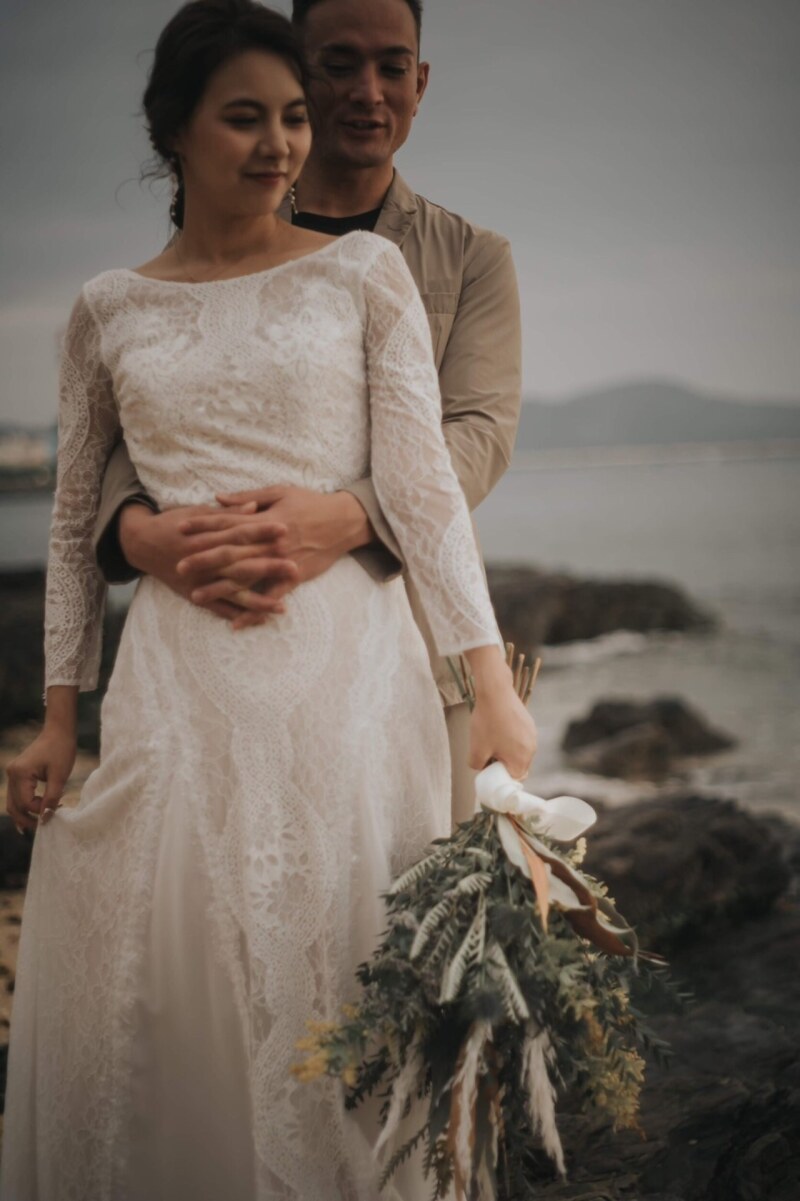 【ロケーション用】長袖ボヘミアンドレス