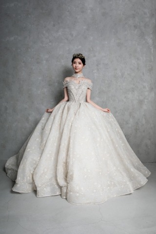 【ロケーション用】カメリアシリーズオフショルダードレス