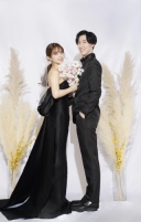 【スタジオ韓国ドレス】韓国ブラックマーメイド