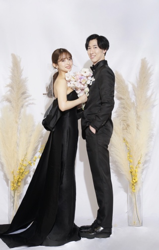 【スタジオ韓国ドレス】韓国ブラックマーメイド