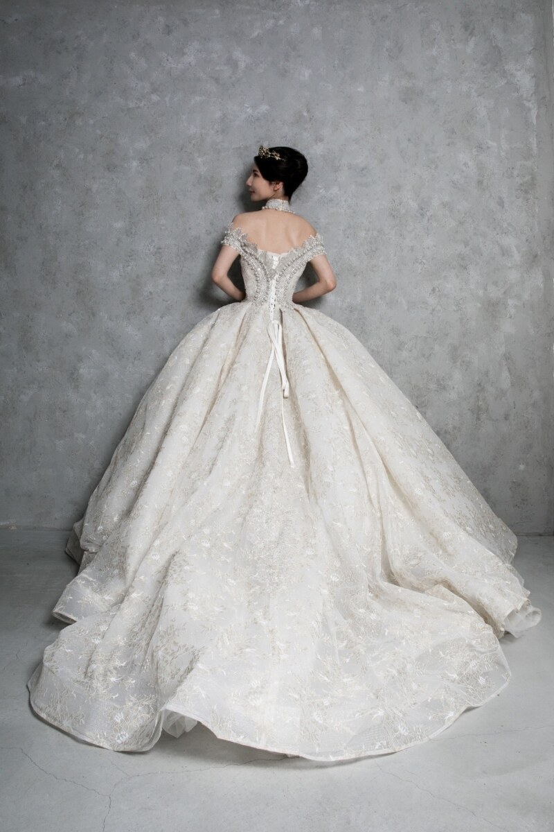 【ロケーション用】カメリアシリーズオフショルダードレス