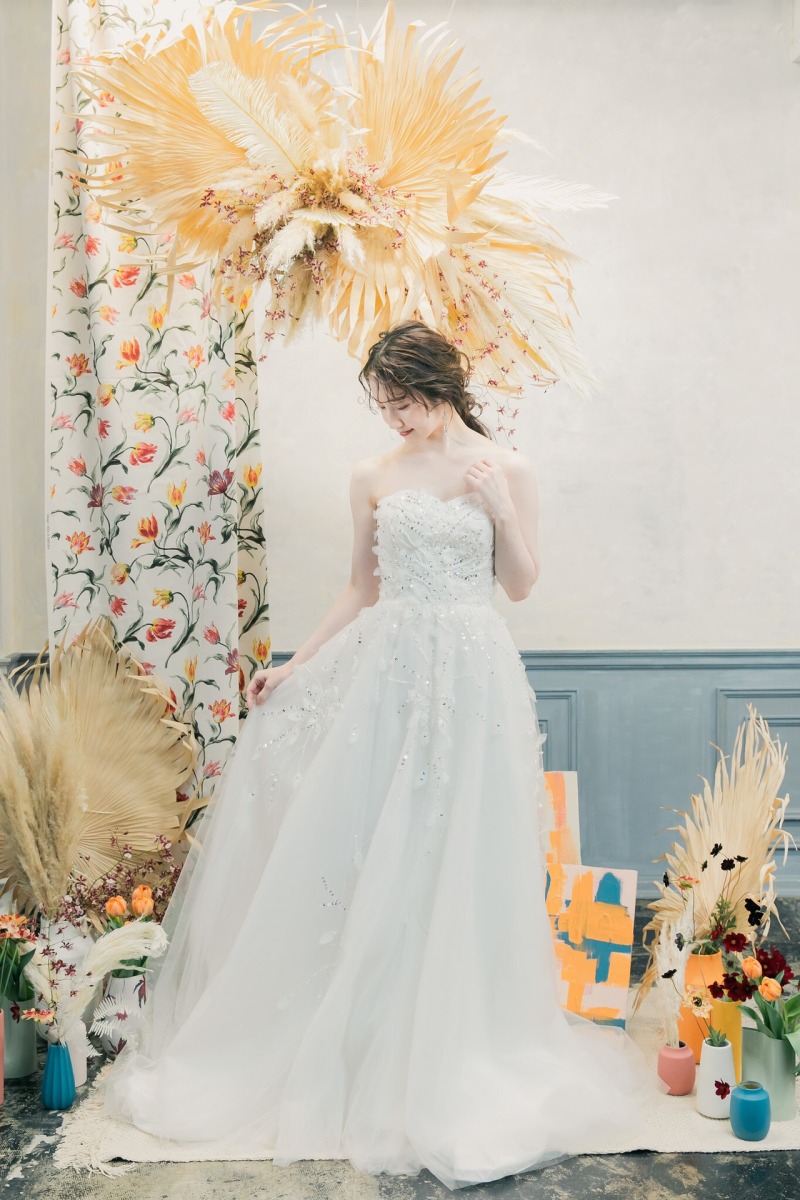 【ロケーション用】キラキラ刺繍ベアドレス