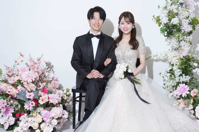 スタジオだから叶う、上品なお座りショット