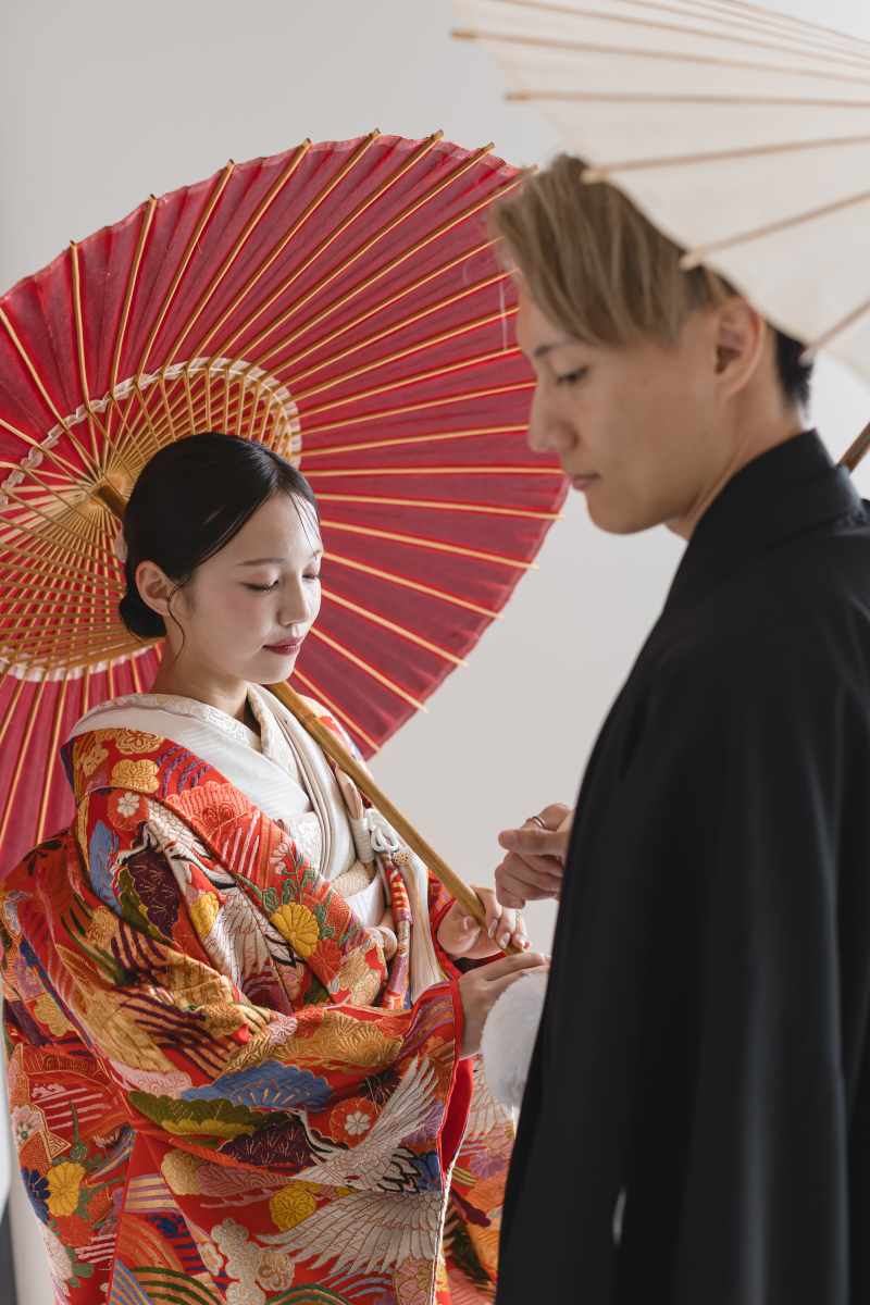 今どき和装&times;韓国メイク