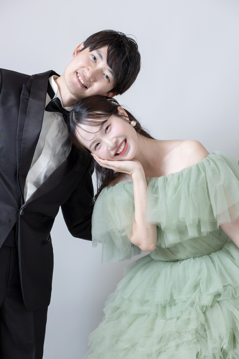 お二人らしい可愛らしい雰囲気に包まれて