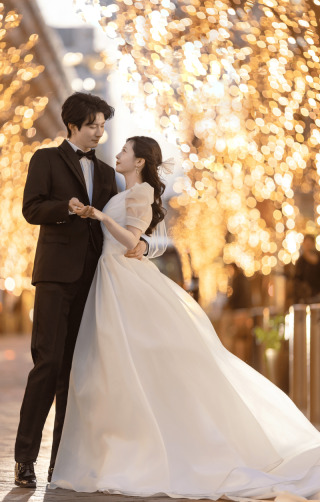 ATREN DEU PHOTO_【洋装ロケ】東京駅・丸の内周辺夜景