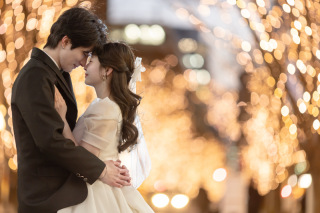 洋装スタジオ＋イルミネーションロケ撮影