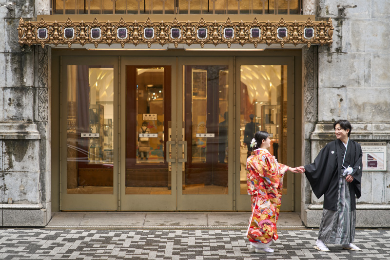 三越前を歩く、特別なワンシーン