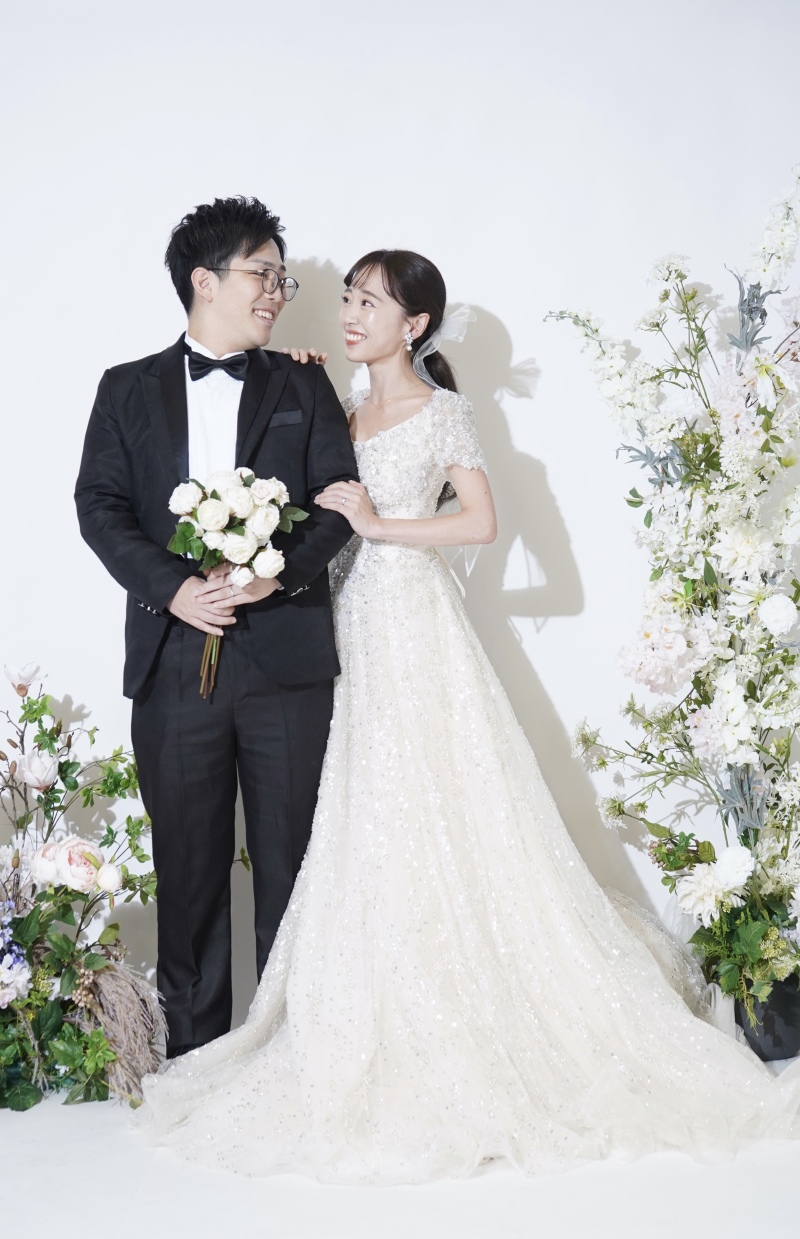 シンプルに魅せるドレスフォト