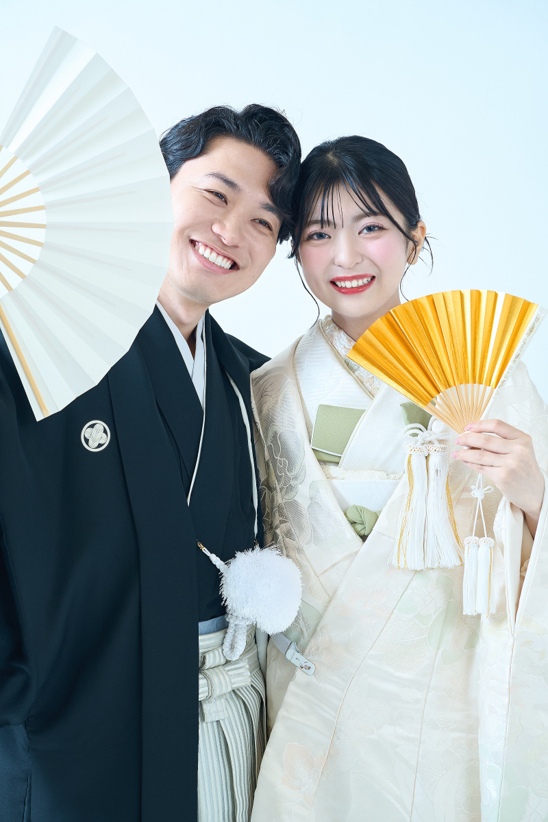 笑顔きらめく韓国メイク×和装