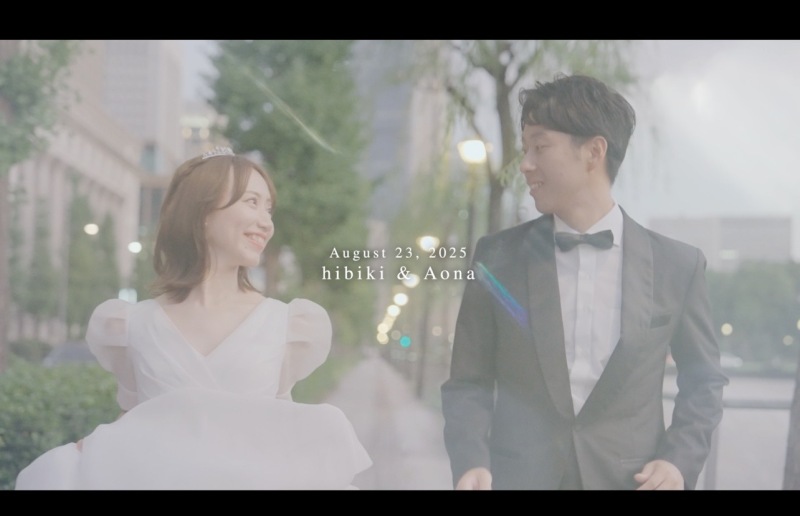 別人級｜韓国女優級シネマフォト｜動画90秒＋スタジオロケ100〜200カット｜韓国女優レタッチ20枚オープニングやお二人の記録用