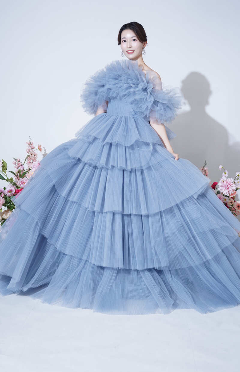 【期間限定】カラードレス料金&yen;13200&rarr;&yen;9240(30%off)韓国カラードレス(スタジオ定点カメラ撮影)