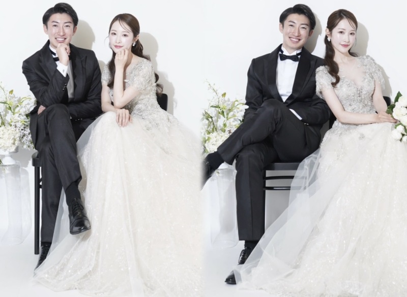 韓国ポージングフォト/韓国ヘアメイク重視プラン【洋装スタジオ】平均100カット納品/韓国女優肌レタッチ/韓国ドレス/新郎様メイク