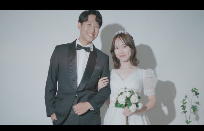 【シネマプラン】ドレスで撮るスタジオフォトムービー《OPムービーやお二人の記録用に》90秒ムービー｜100カット｜動画納品4週間