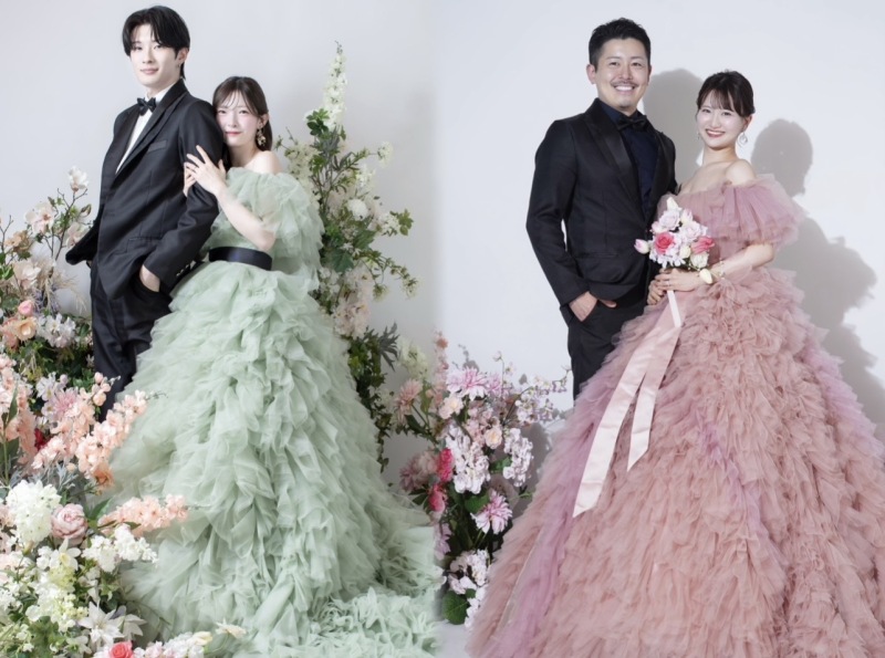 韓国ポージングフォト/韓国ヘアメイク重視プラン【洋装スタジオ】平均100カット納品/韓国女優肌レタッチ/韓国ドレス/新郎様メイク