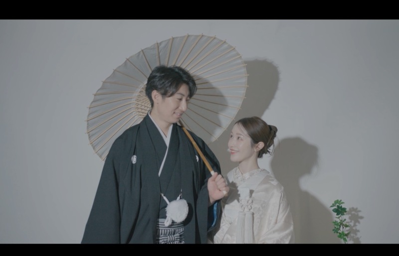 「写真が苦手でも、韓国女優級へ。」|韓国シネマフォト付(和装スタジオ)オープニングやお二人の記録用|平均100カット