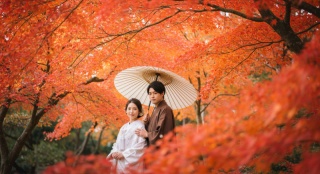 【早い者勝ち】紅葉プラン◆¥60,000でデータ20カット付き