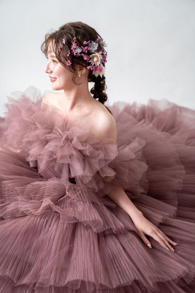 【Photorait限定】1月末まで　全て込みで￥45,000!ウェディングドレス×カラードレススタジオ撮影　データ80カット