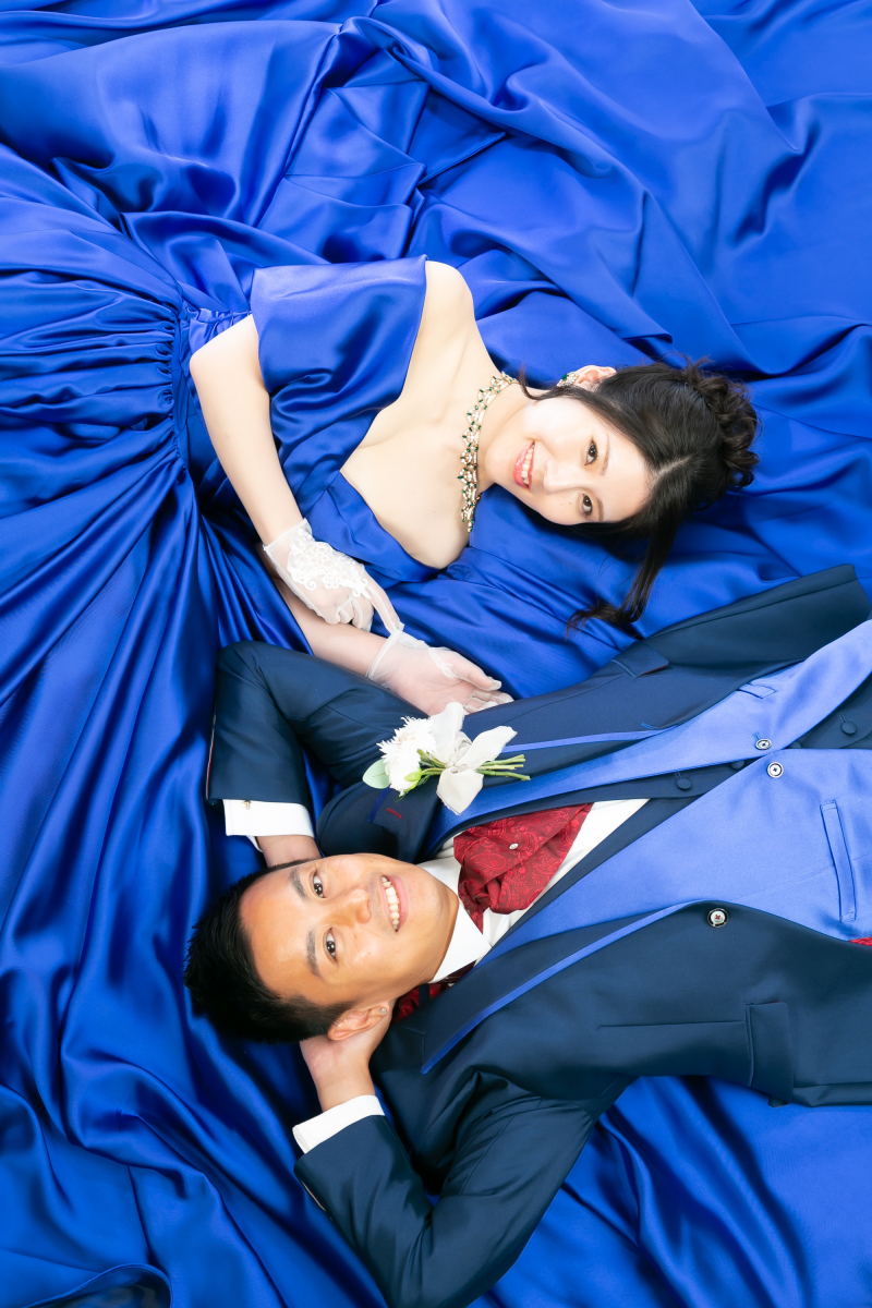 青い海にいるような瞬間。