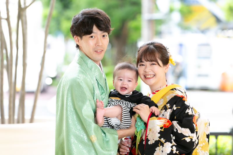 お子様と一緒ファミリーフォトウェディング