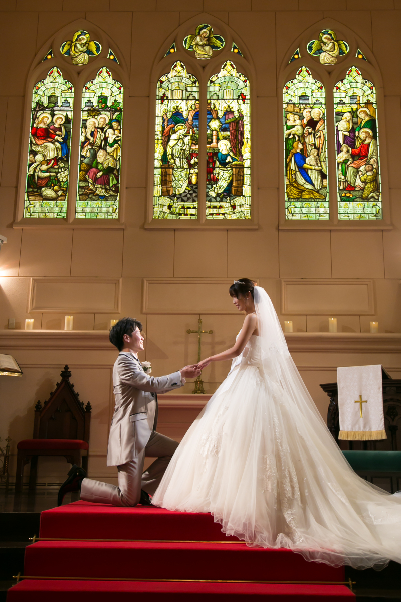 プロポーズ風の撮影