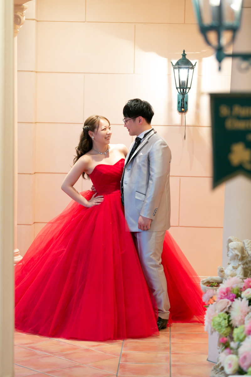 語り合う時間も絵になるおふたり