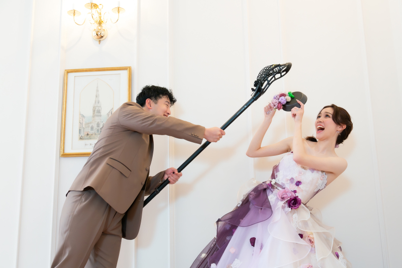 ご新郎様の反撃