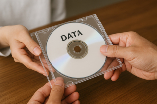 データDVDでお渡し
