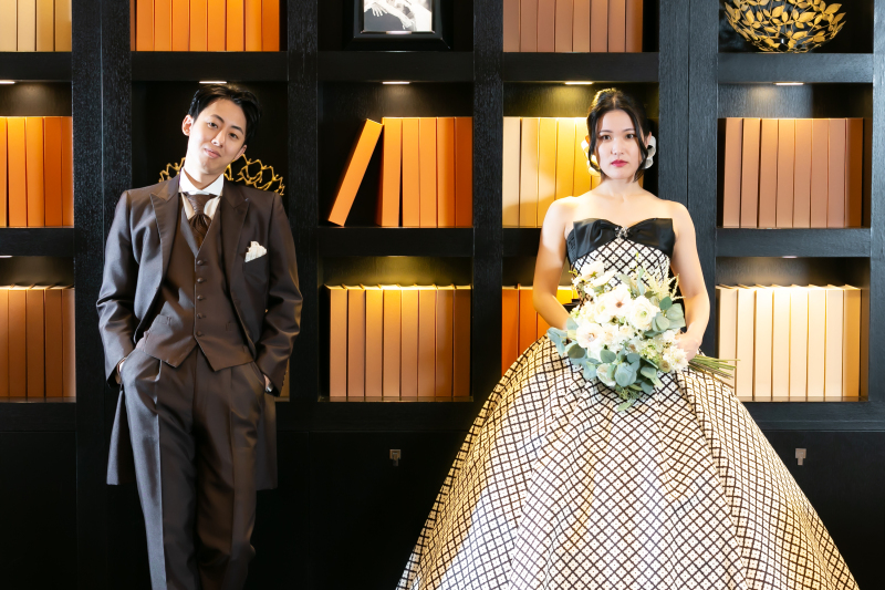 *バージンロード22m、天井12mのチャーチ/館内撮影ドレス2着プラン*