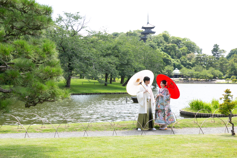 【繁忙期：（3/15~4/15 11/15~12/15）】三溪園フォトウエディングプラン