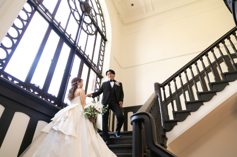 ♡チャーチ撮影プラン♡バージンロード22m、天井12mの大聖堂で撮影+横浜開港記念会館