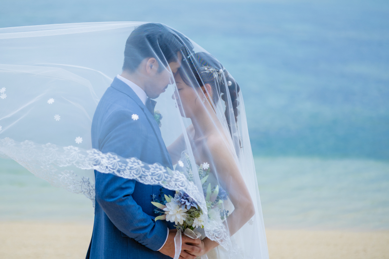 衣裳小物を使って幻想的なお写真を