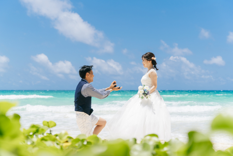 晴天の宮古島で