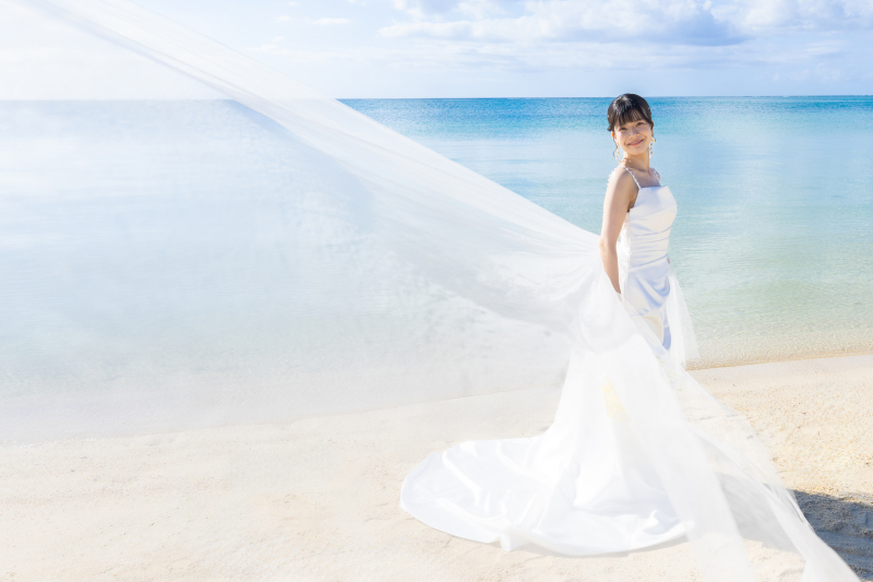 ドレスが映える幻想的な1枚