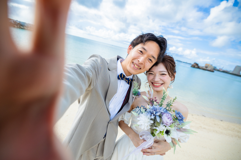 最後は自撮り風ショット