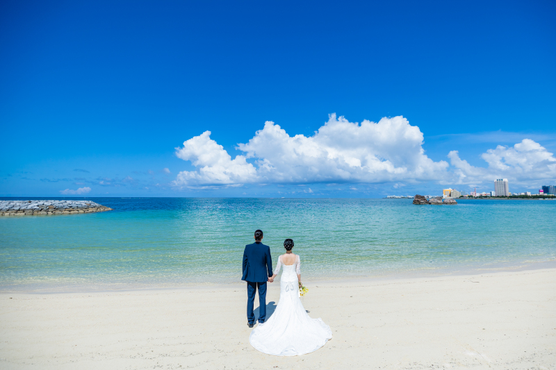 純白のドレスが映えるロケーション