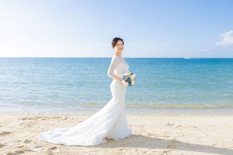 上品なマーメイドドレス