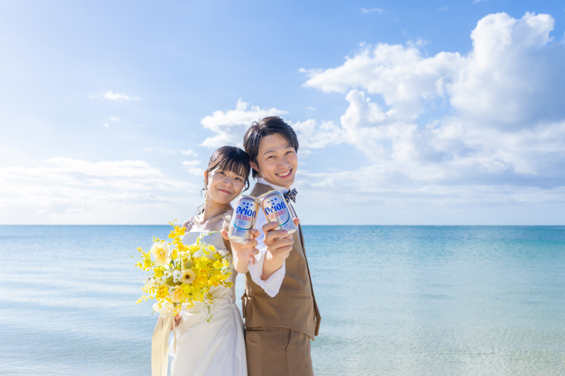 大好きなビールで「かんぱーい！」