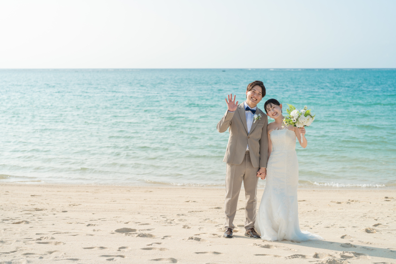 ラストショットは自然体なお二人の笑顔で